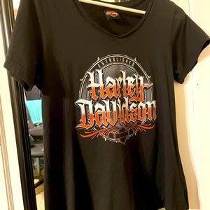 Harley Davidson v-neck tee worn once